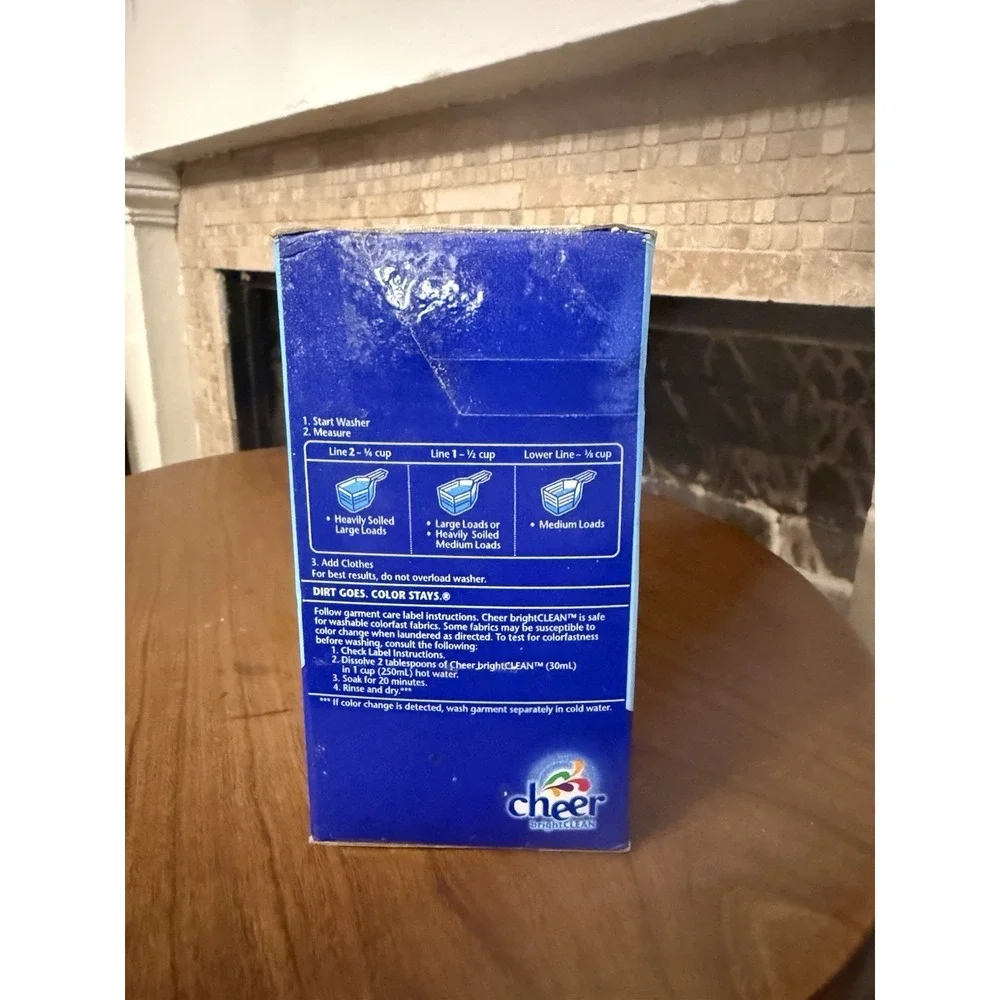 (1) Cheer Bright Clean 15 Loads 26 ozs Fresh Scent Powder Laundry Detergent